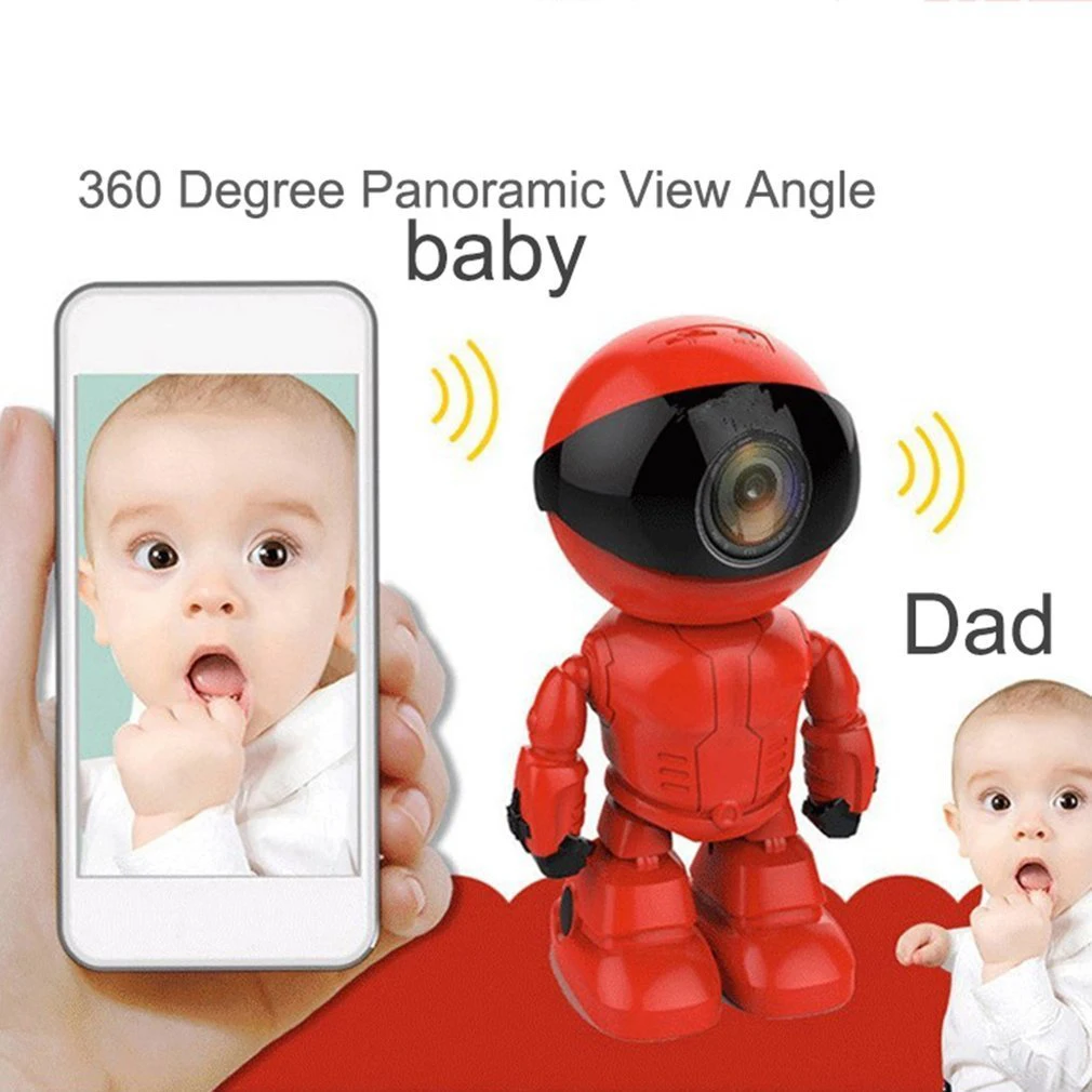 960P HD робот Pet мониторинг для детской безопасности Беспроводная ip-камера wifi камера ночного видения сеть CCTV Двусторонняя аудио Поддержка TF карта
