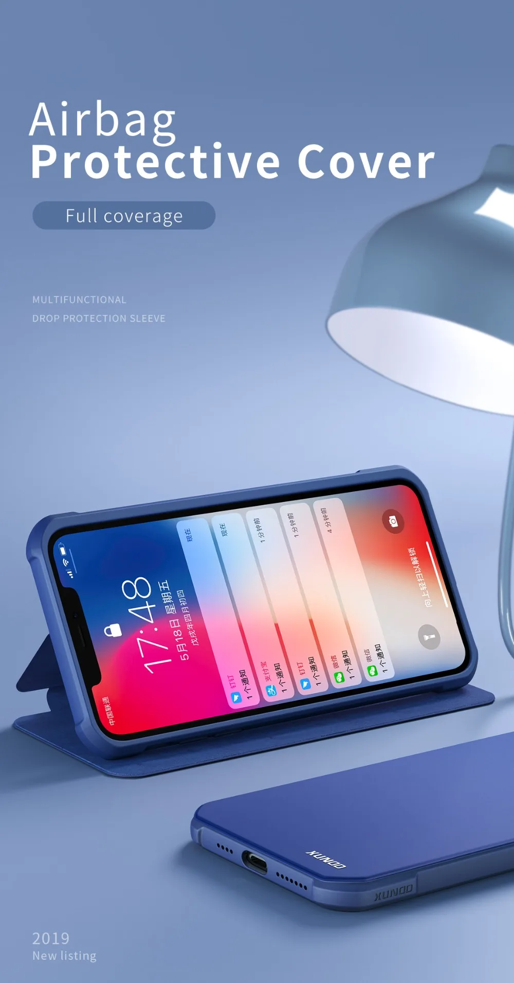 Xundd, новинка, чехол-бумажник для iPhone 11, iPhone 11 Pro, Max, телефон 360, полный защитный флип, противоударный чехол для iPhone 11 Pro