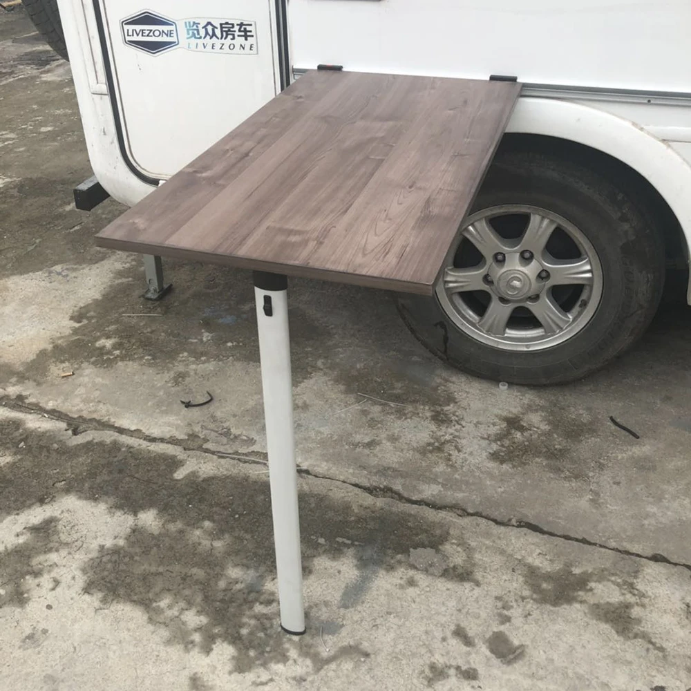 Caravan External Folding Table Aluminum RV Picnic Caravan wall Table parts Motorhome accessory folding table leg