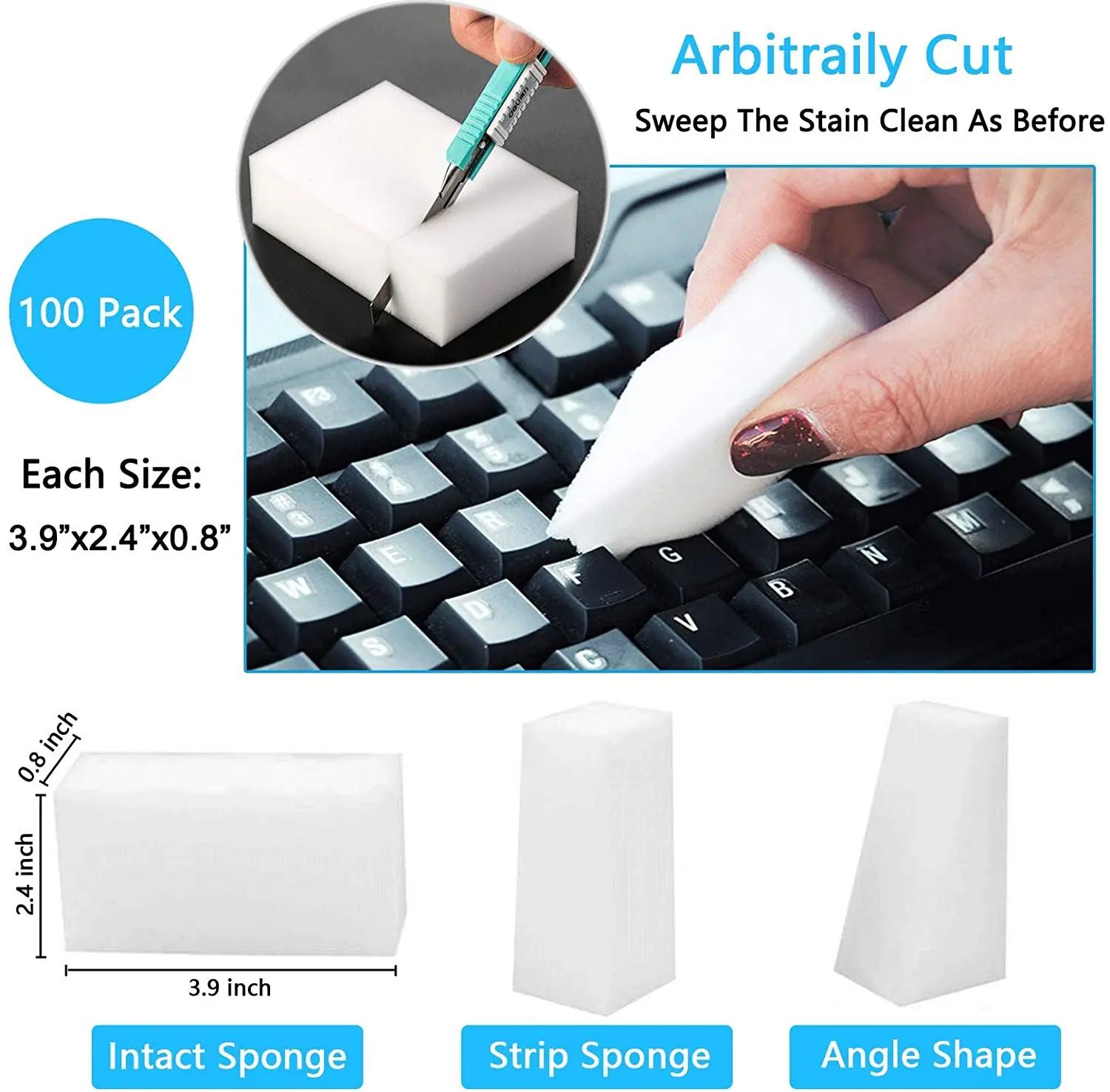 Siêu khuyến mại magic eraser kaina và các loại sản phẩm lau chùi đa