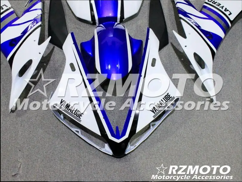 ABS Литье Мотоцикл Обтекатели наборы Подходит для Yamaha YZF-1000-R1 2004 2005 2006 04 05 06 обтекатель кузова Комплект синий белый