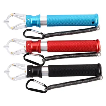 

Triggered Design Fish Lip Grip Portable Stainless Steel Fish Gripper Fishing Controller Anti-slip Handle Tackle Tools New