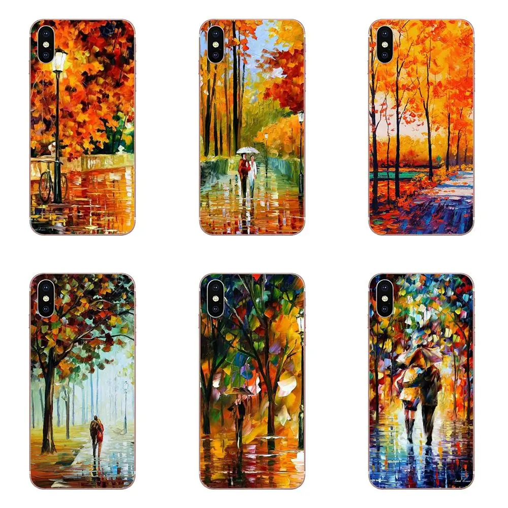 Любовный рисунок на тему осени для samsung Galaxy Note 5 8 9 S3 S4 S5 S6 S7 S8 S9 S10 5G mini Edge Plus Lite TPU Quin