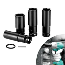 

17/19/21/22mm Electric Impact Wrench Hex Socket Head Kit Metal Material High Hardness For Makita Impact Wrench Drill