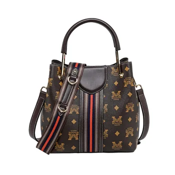 

High quality copy brand bag for lady's Fashion woven bag PVC women's bag M printed bag Single Shoulder Messenger Handbag