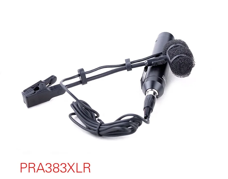 Микрофон для саксофона Superlux PRA383XLR с клипсой-на гусиной кромке для сценического инструмента, живого звука и студийной записи