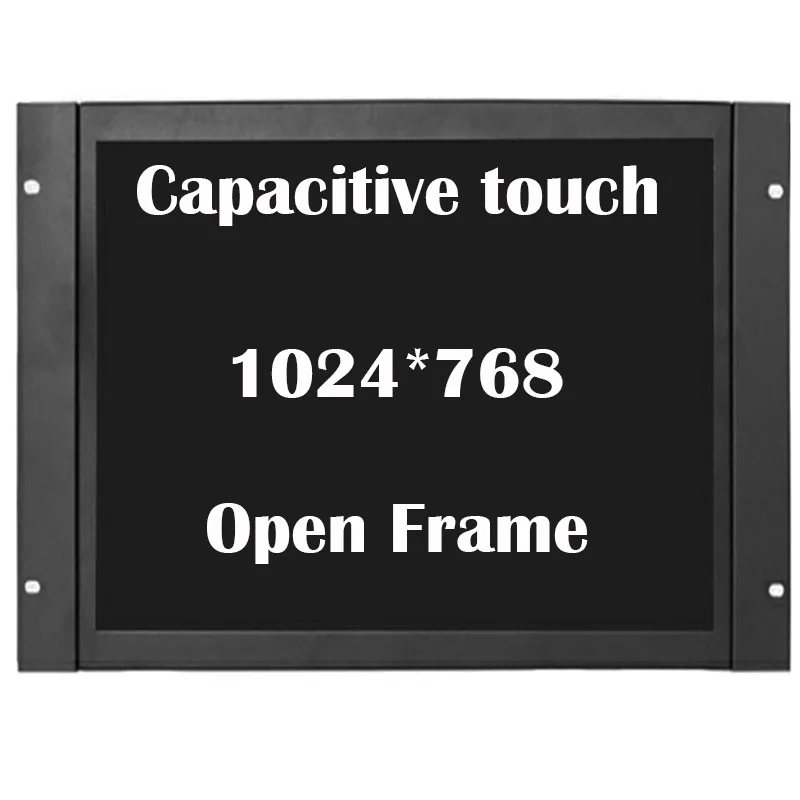 open frame 1024 ZHIXIANDA 12 дюймов емкостный сенсорный промышленный монитор открытая рамка дисплей с HDMI VGA/D-Sub BNC AV USB вход - Цвет: open frame 1024