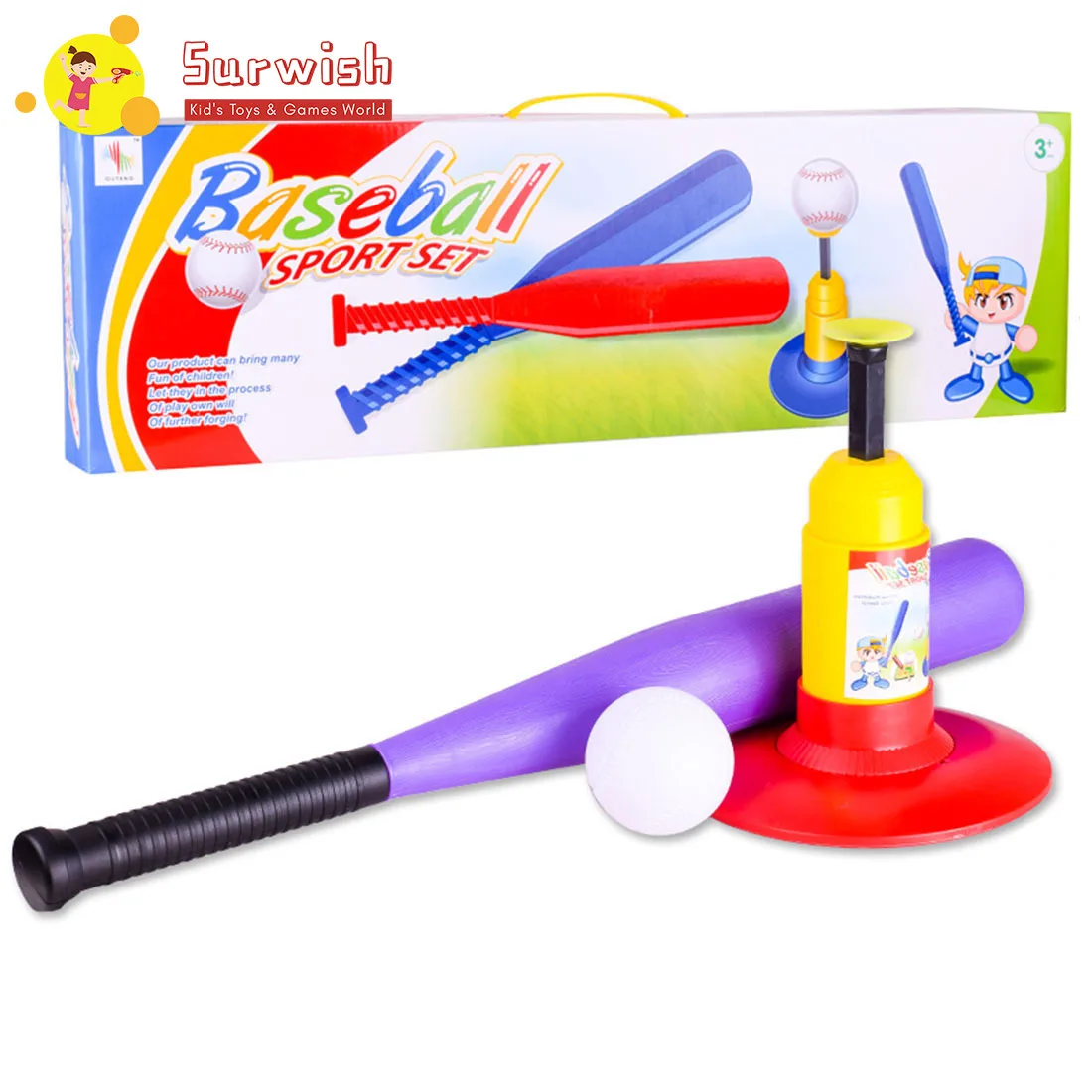 

Children Sporting Goods Baseball Automatic Launcher Set Baseball Training - Color Random