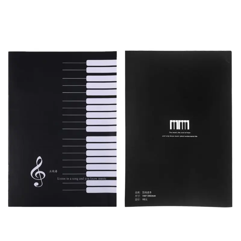 

18 Sheets Music Practice Notebook Piano Violin Book Universal Five-line Spectrum