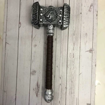 

1:1 Cosplay Destroy Hammer Figure Model 54cm Game War Destroy Hammer Figure Model Kids Gift PU Material Role Playing Weapon