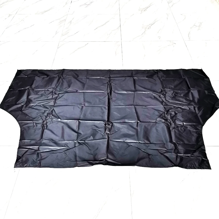 

48" X 60" with 12" side flaps Car Front Windshield Snow Ice Frost & Sun Protector Tarp Flap Magnetic Cover