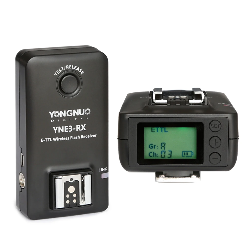 

YONGNUO YNE3-RX E-TTL Wireless Flash Trigger Receiver for Canon ST-E3-RT 600EX-RT YN-E3-RT Transmitter YN600EX-RT Speedlite