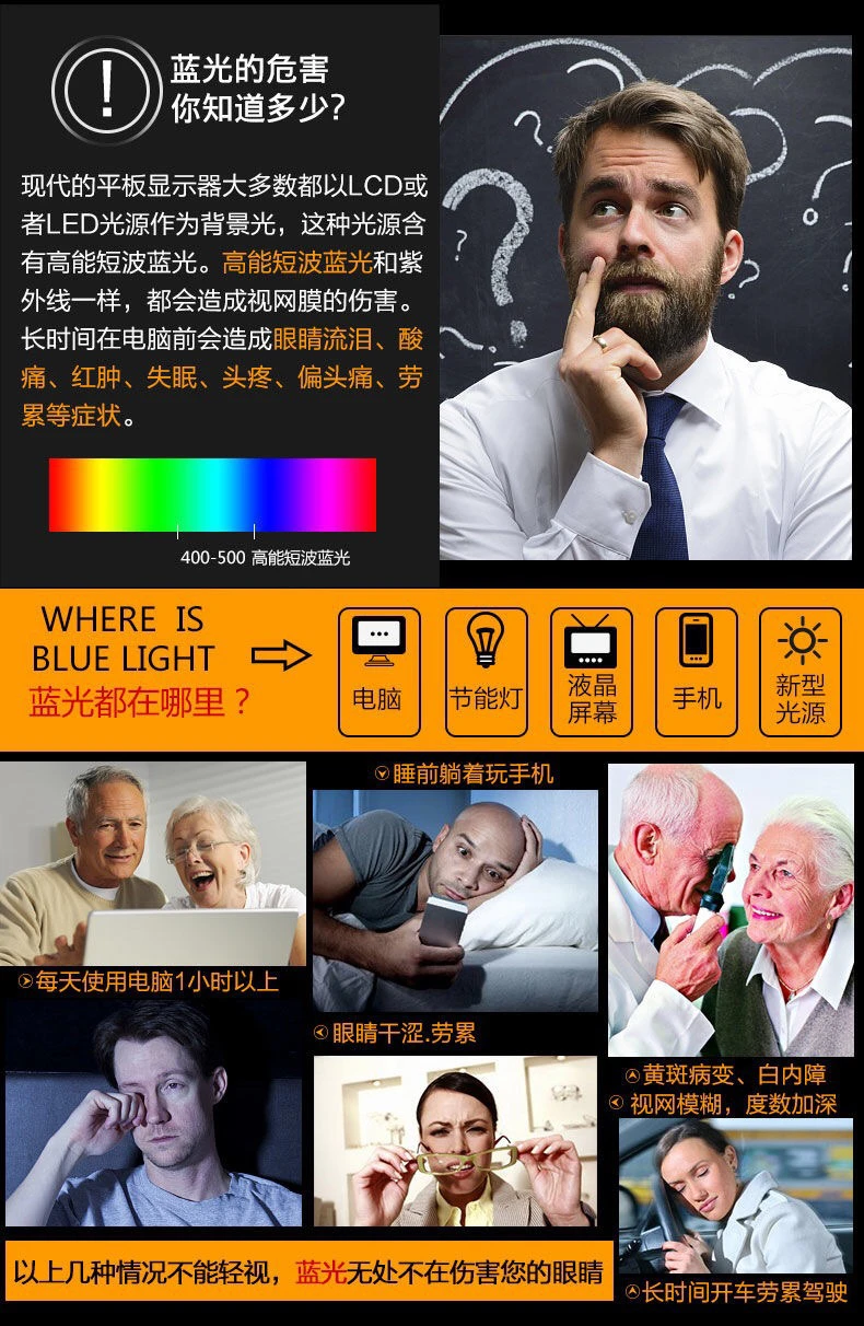 Анти-синий свет излучения очки для чтения складные антенны заушники легкие и удобные юные очки