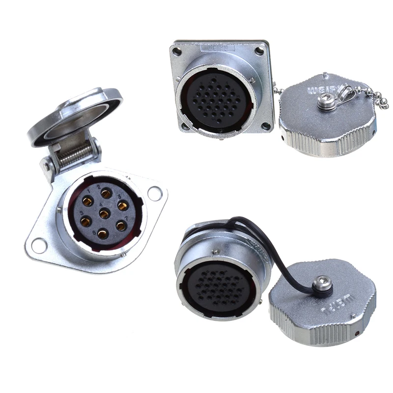 Original WEIPU WY28 Stecker TE + Z ZM ZG 2 3 4 7 8 9 10 12 16 17 20 24 26 Pin IP67 TE Spann Kabel Stecker Buchse – Detail 7