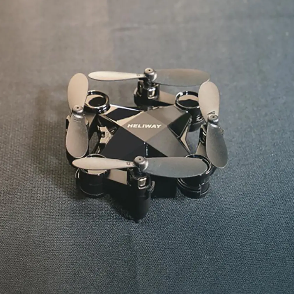 Пульт дистанционного управления модель самолета мини легко носить с собой Дрон мини складной четырехосный самолет воздушный мальчик игрушка
