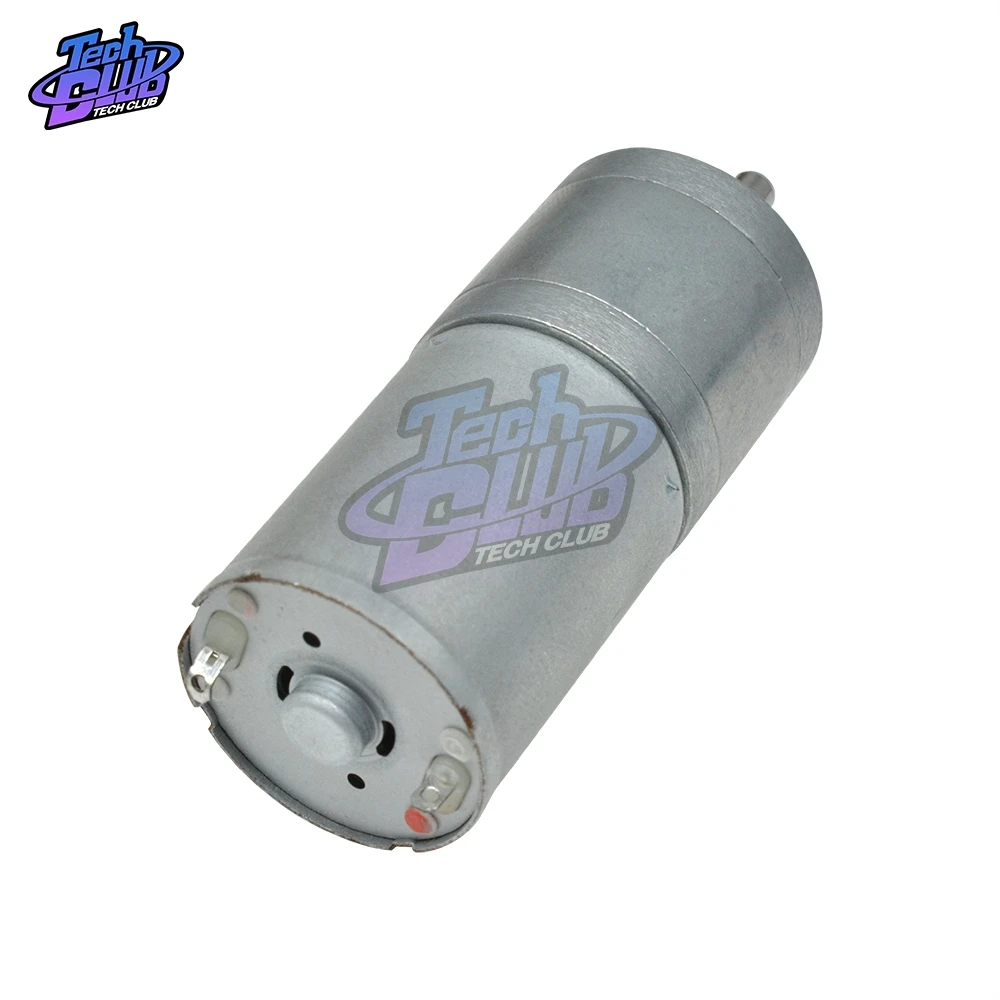 25GA370 DC 12V металлический мотор-редуктор с высоким крутящим моментом редуктор постоянного тока редуктор скорости 100 об/мин малоскоростной электродвигатель для DIY
