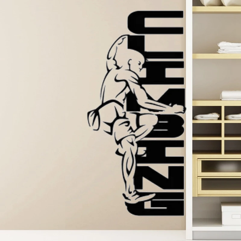 DCTAL Climbing Sticker Climbers Decal Extreme Sports Posters Vinyl Wall Decals Parede Decor Mural Climbing Sticker