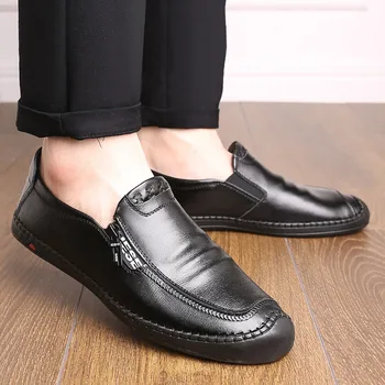 

Luxury Brand Men Leather Formal Business Shoes Male Office Work Flat Shoes Oxford Breathable Party Wedding Anniversary Shoes