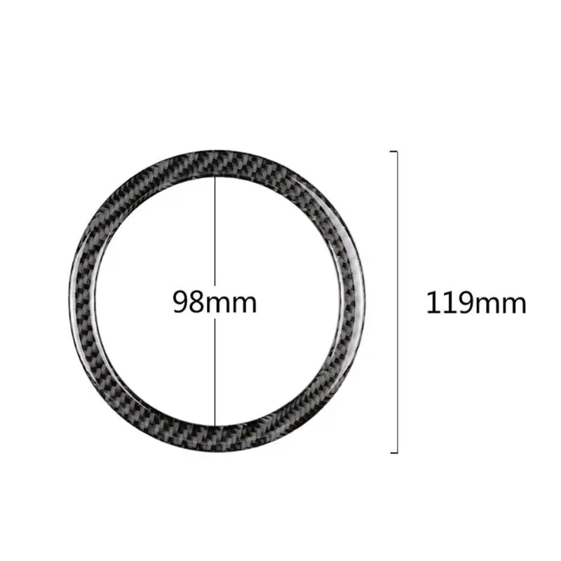 Кольцо на руль из углеродного волокна с наклейкой для Mini Cooper Clubman R55 R56 Countryman R60 Paceman R61 2007-2013 авто в