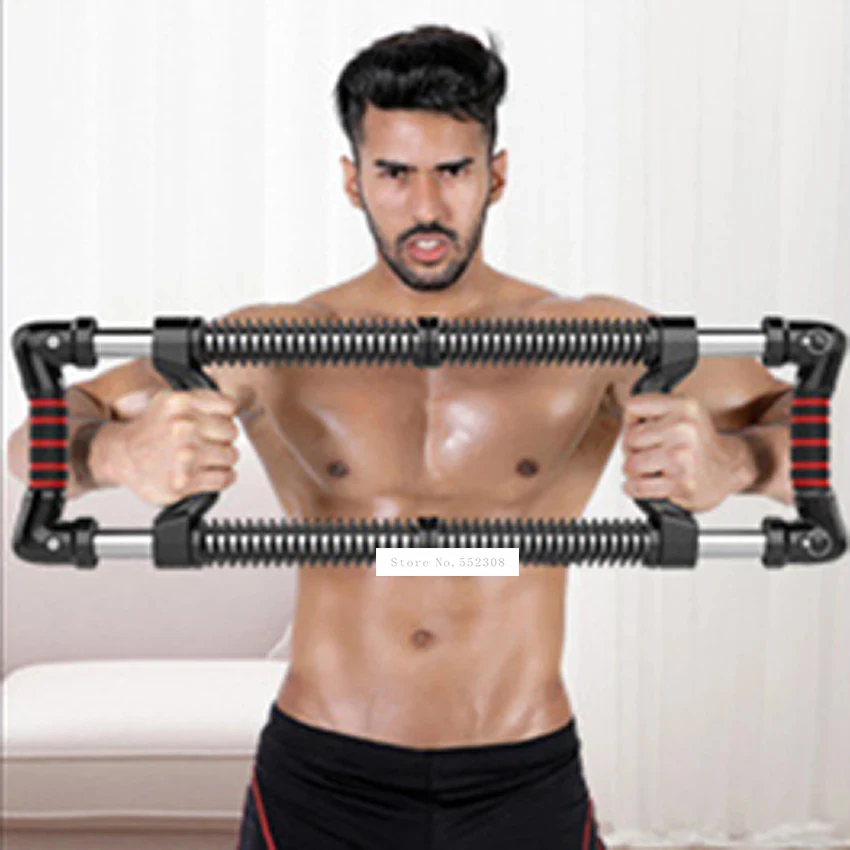 Two Way Strength Of Arm Adjustable Hand Gripper Strength Chest Expander Apparatus For Exercising Arm Power Spring Power Twister