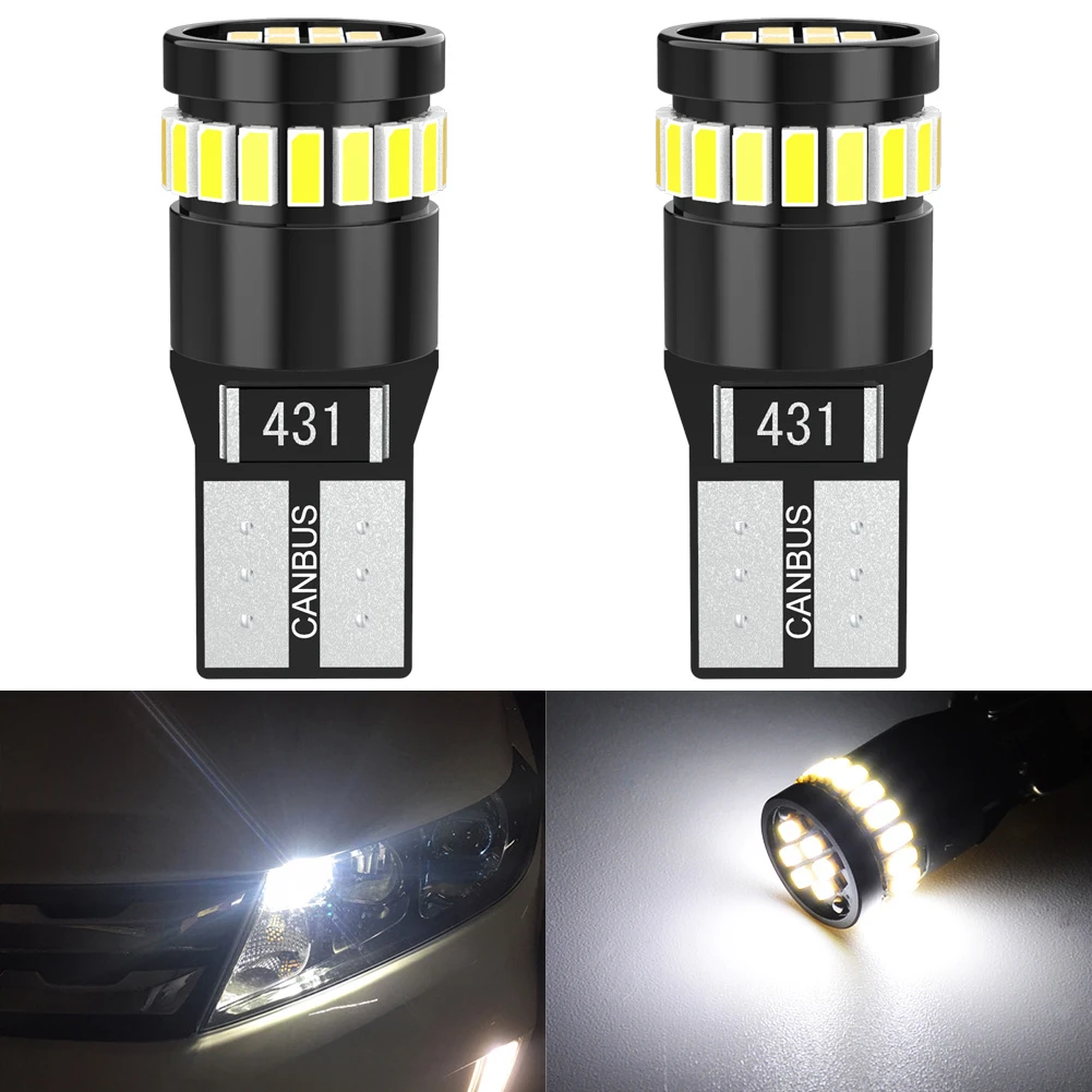 

2x CANBUS T10 LED W5W Led Car Dome Reading Lamp Parking Light For Toyota Corolla Avensis Yaris Rav4 Auris Hilux Priusc Camry