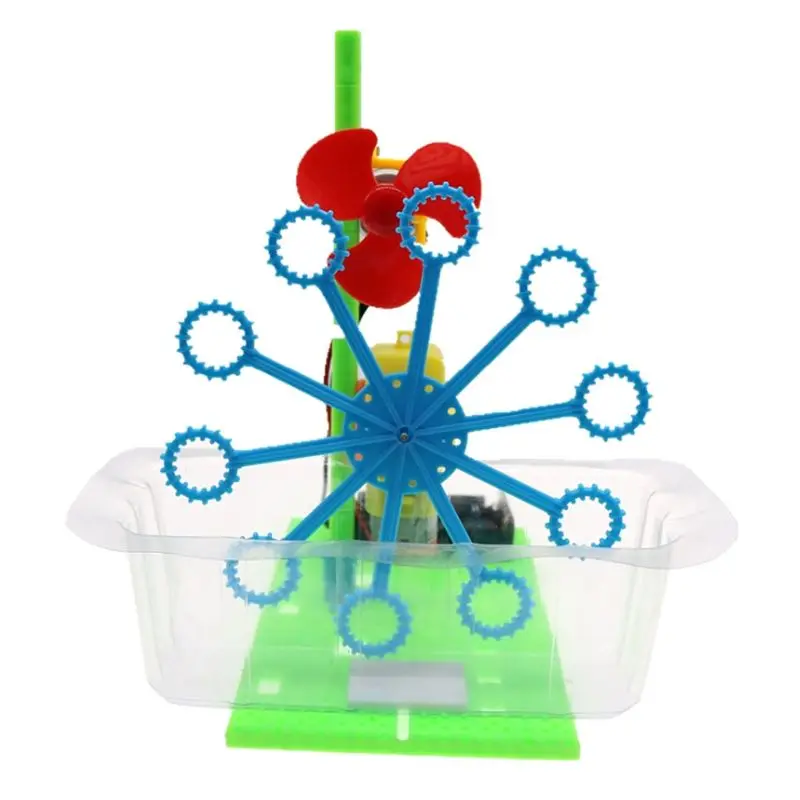 

Automatic Bubble Maker Blower Machine Toy Children Assemble Puzzle Bathing Toys Outdoor Activity Kids Early Educational Gift