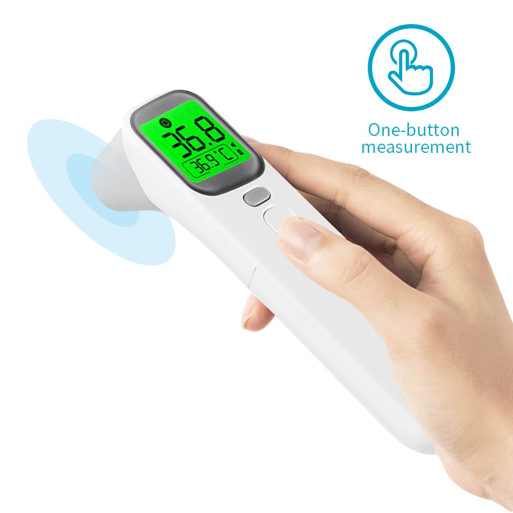 Цифровой инфракрасный термометр с функцией хранения данных 1S мгновенная мера взрослый лоб ребенок тело ухо измеритель температуры