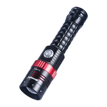 

Adjustable Focus 18650 Waterproof Flashlight T6 LED Lamp Torch Light Aluminum Alloy Rotating Zoom 10000LM T6 Magnet Lamp