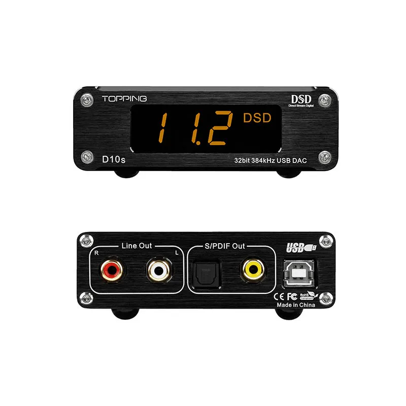 TOPPING D10s MINI Digital USB DAC XMOS XU208