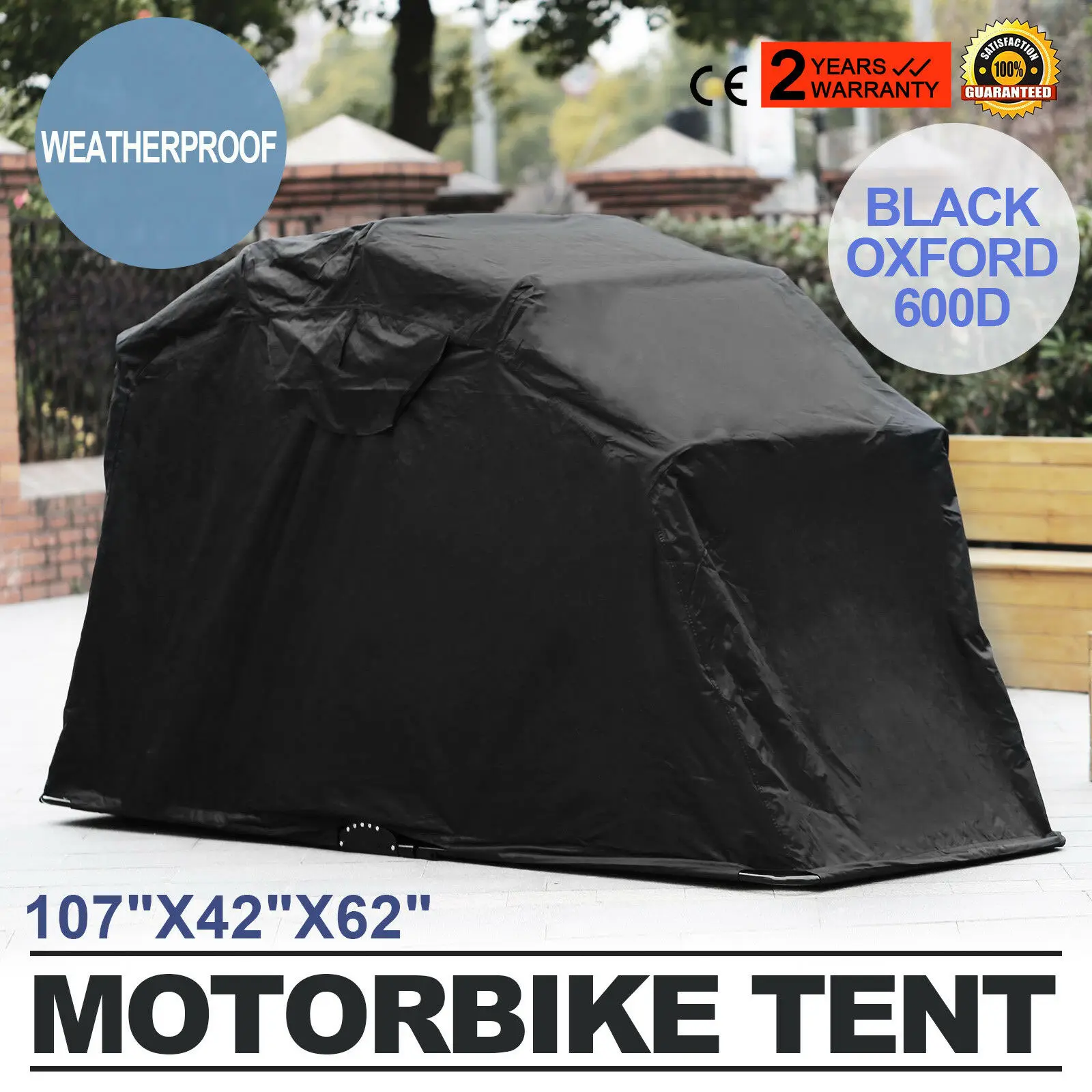 

VEVOR Large Motorbike Bike Shelter Cover Outdoor Shed Garage Moped Motorcycle Storage