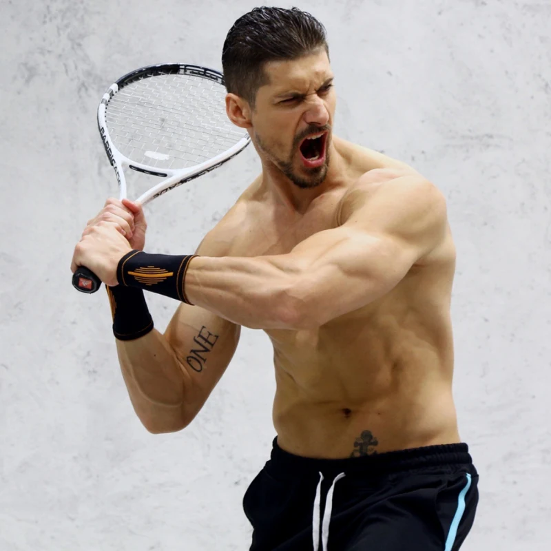 Волейбольные баскетбольные вязаные напульсники спортивные поддержка запястья бандаж обертывания травма защитные напульсники для спортзала QW