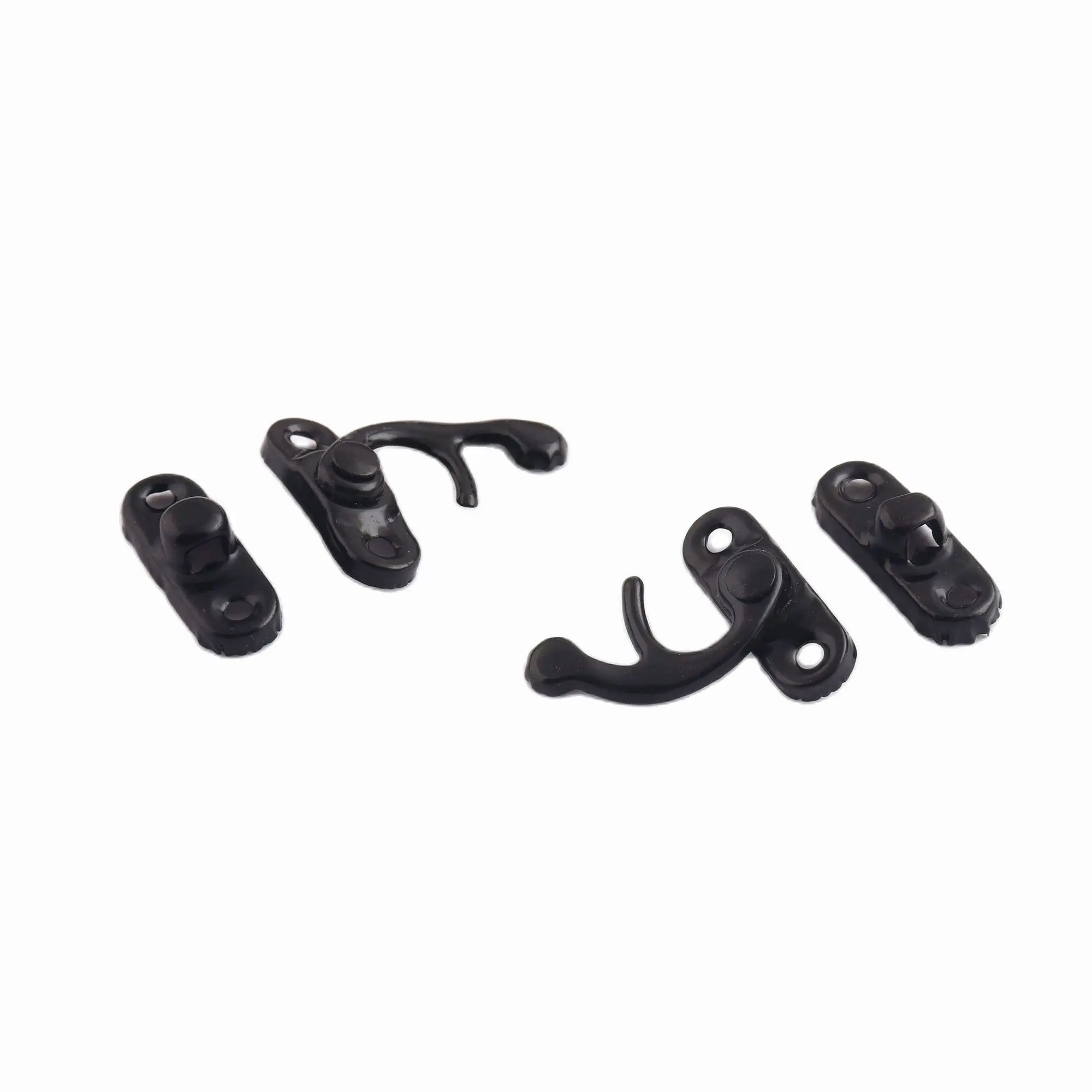 

10 set Small Size Bronze Metal Horns Locks Catch Curved Buckle Horn Lock Clasp Hook Lock Clasp Jewelry Box