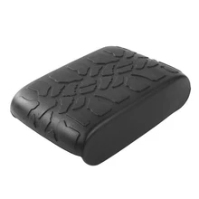 Car Center Console Cover Rubber Armrest Pad Cover for Jeep Wrangler JK 2007 2008 2009 2010 Interior Accessories
