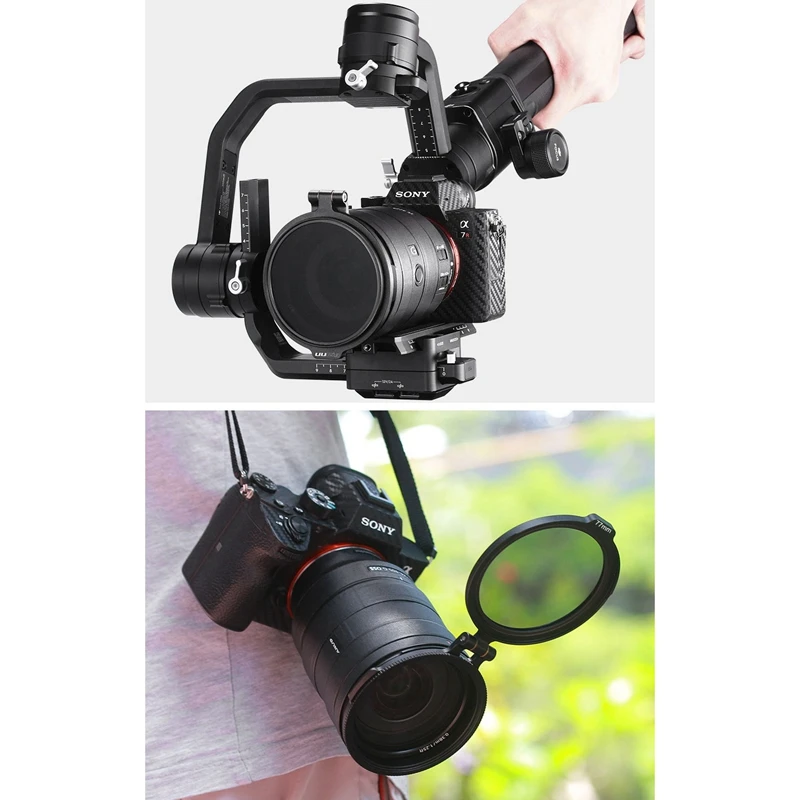 ABKT-RFS ND кольцо фильтра система быстрого фильтра быстросъемный Флип Кронштейн переключателя для sony Canon Nikon DSLR камера аксессуары комплект