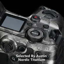 Prémio Decalque Da Pele Para a Câmera Canon EOS R5 Decalque Pele Casaco Envoltório Adesivo Cobrir Protector Anti-scratch