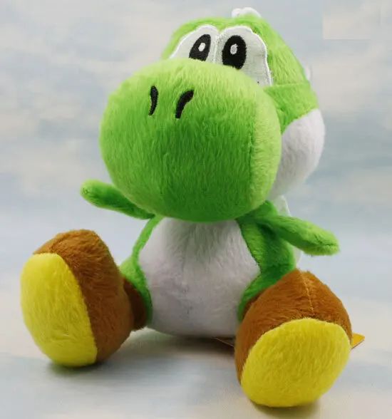 Новинка 2 шт. Yoshi игрушки с драконом Теплозаправщик koopa Мягкие плюшевые куклы зеленый в сидячей позе игрушки аниме Juguetes
