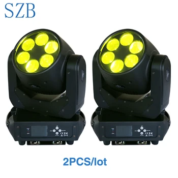 

6x25W Super Beam LED Moving Head Light White Lamp Ultimate Lens Rotation LED Bar Effect LED DJ Light 2pcs/lot/SZB-MH0625