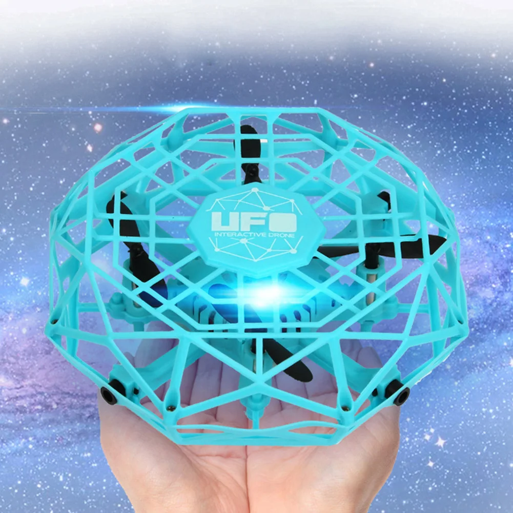 Mini Drone Anti-collision Flying Helicopter Magic Hand UFO Ball Sensor Aircraft Induction Drone Kids Electric Electronic Toys