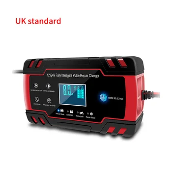 

TIOODRE Car Battery Charger Pulse Repair Starter Automatic Intelligent Smart Repairing Battery Charger With Lcd Display Winter