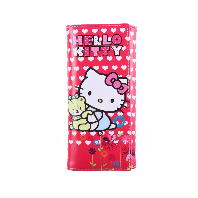 14 Модный женский короткий кошелек с рисунком HELLO KITTY, милый персональный Детский кошелек, цветная женская кожаная сумка высокого качества - Цвет: 14