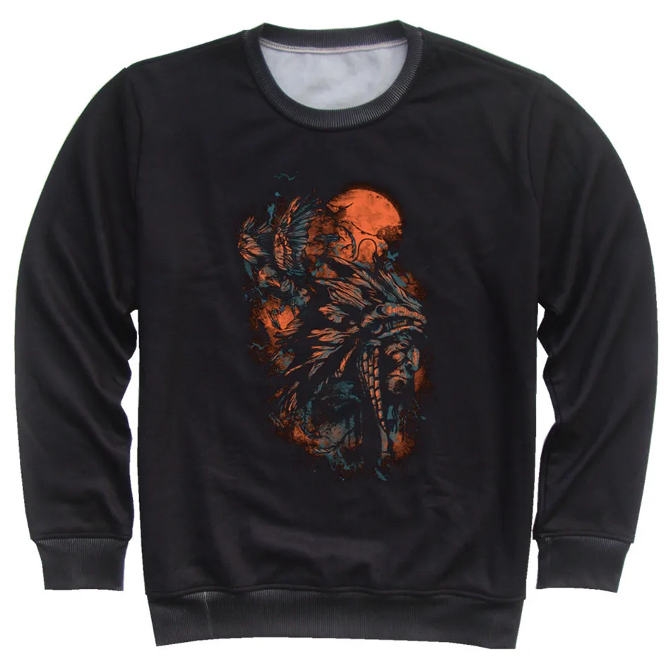 Children 3D Sweatshirts Animal Cat Rose Skull Paint Galaxy Moon Shark Owl Printed Boys Girls Black Hoodies Kids Pullovers 4T-13T - Цвет: picture show B-289