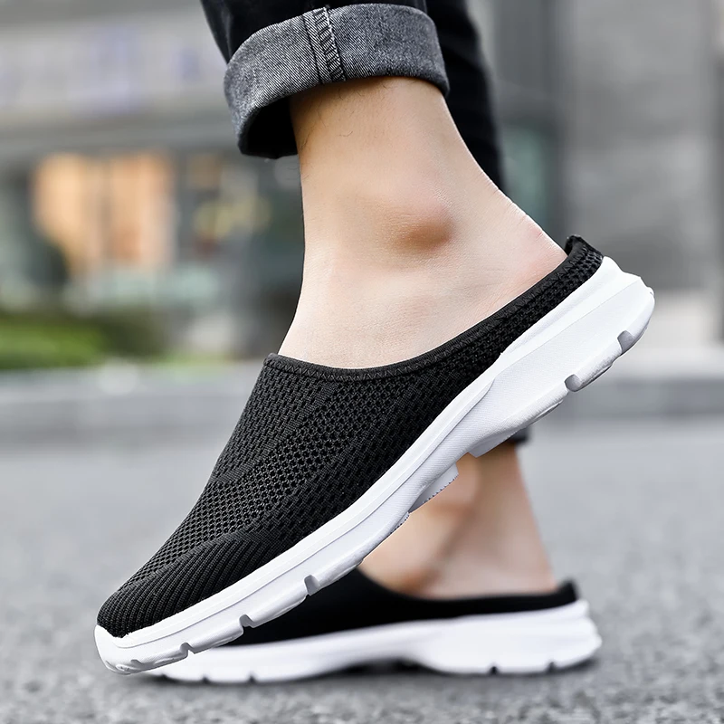 Men Summer Mesh Slippers for Home