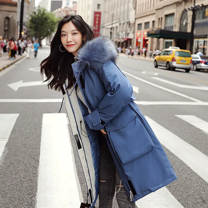 

2019 New Style Fat Mm Winter down Jacket Cotton-padded Clothes Large Size Dress 200 Loose-Fit Cotton-padded Jacket-Style Slimmin