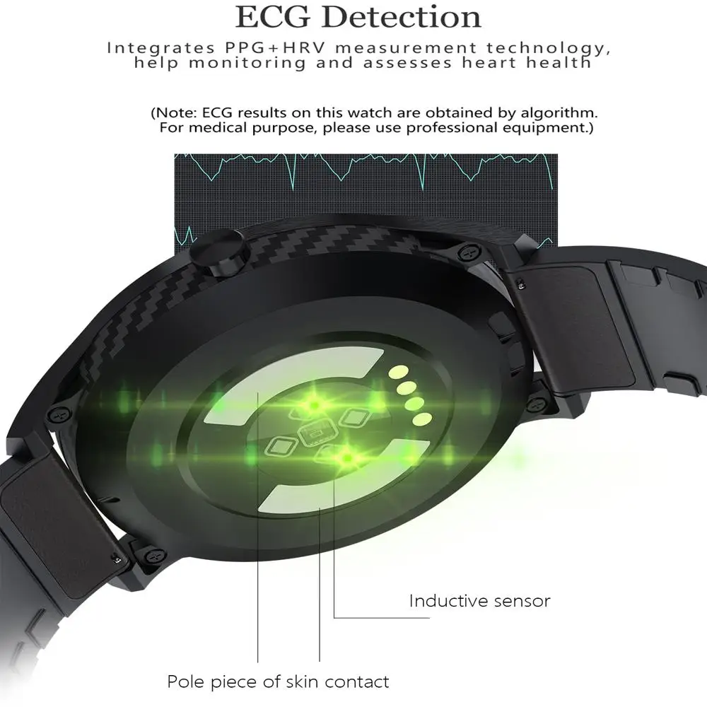 DT98 Смарт-часы для мужчин IP68 Смарт-часы ЭКГ фитнес-трекер для измерения сердечного ритма полный сенсорный бизнес умные часы Bluetooth Вызов наручные часы