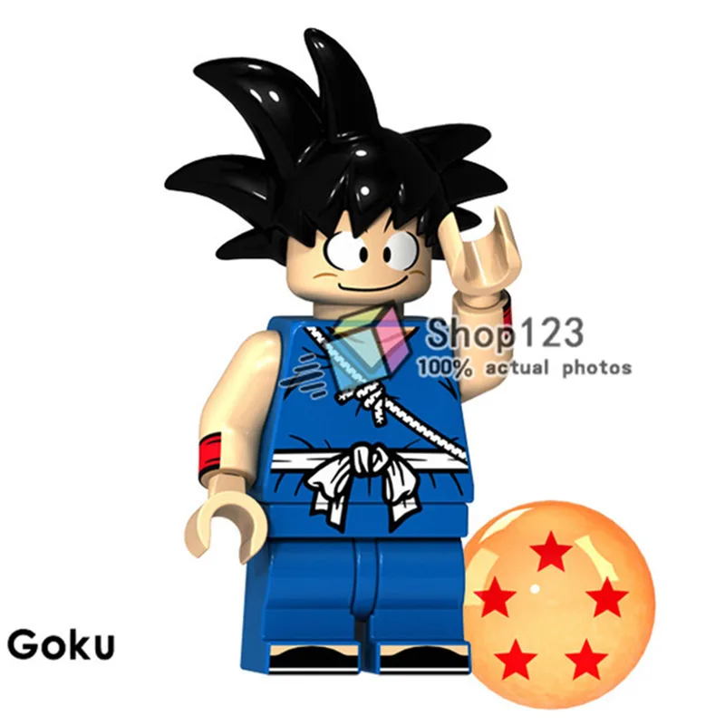 Один Dragon Ball Z Broly супер Sayayin Bulma идеальная ячейка Гоку шорты Вегета модель строительные блоки подарки для детей игрушки - Цвет: Темный хаки
