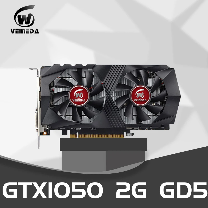 Видеокарты VEINIDA GTX1050 2 Гб 128 бит GDDR5 для nVIDIA VGA HDMI Gtx games PCI Express 3 0|Графические карты| |