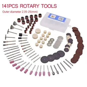 

141Pcs Abrasive Tools for Dremel Rotary Tool Accessory Set Fits for Dremel Drill