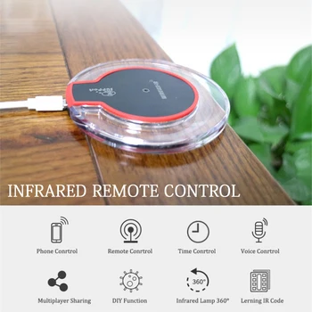 

Universal IR Smart Remote Control WiFi + Infrared Home Control Hub Tuya App Works With Alexa/Echo, Google Home, IFTTT
