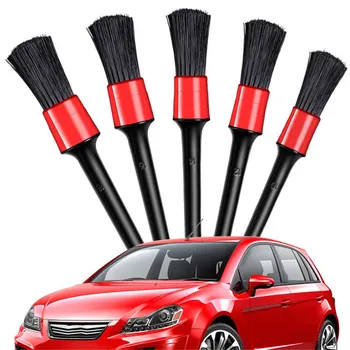 

5Pcs Car Detailing Brush Fiber Auto Interior Dust Clean Kits Car Detail Cleaning Tools
