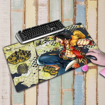 

One Piece Luffy Computer Large Mouse Pad Mousepads Decorate Your Desk Non-Skid Rubber Pad Overlock Mouse Pad For DOTA
